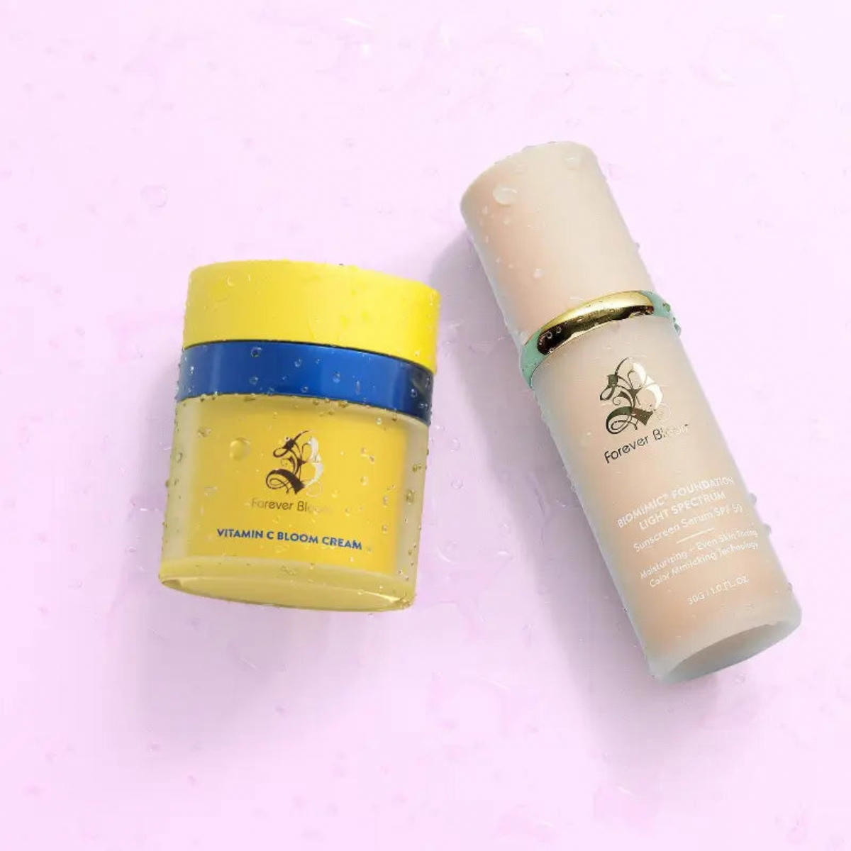 BioMimic® Foundation Light spectrum and Vitamin C Bloom Cream